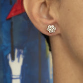 18k gold earrings with 0.26ct diamonds